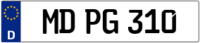 Truck License Plate